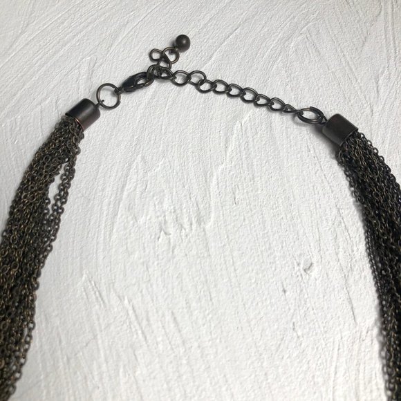 Elegant Black Braided Necklace - Picture 6 of 8